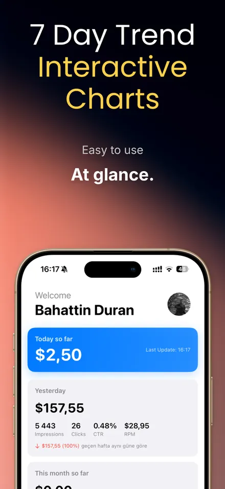 ADWize: AD Revenue Tracker screenshot 1