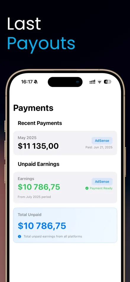 ADWize: AD Revenue Tracker screenshot 2