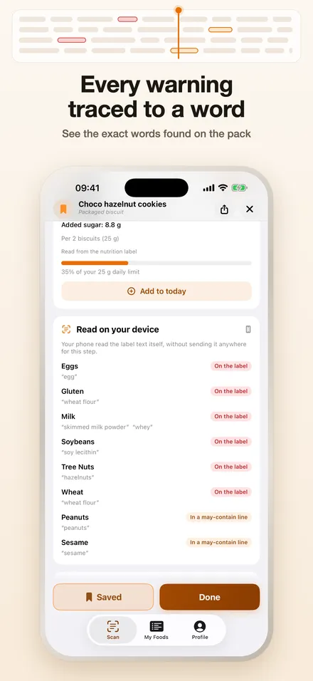 Tracewise: Allergen Scanner screenshot 4