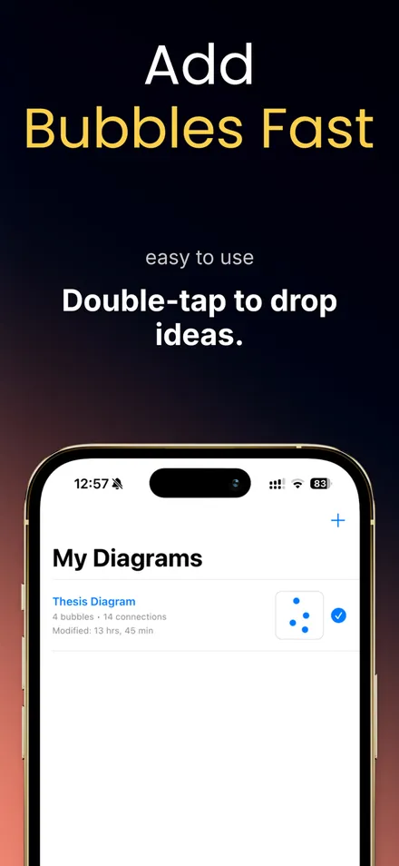 Bubble Diagram Maker screenshot 1