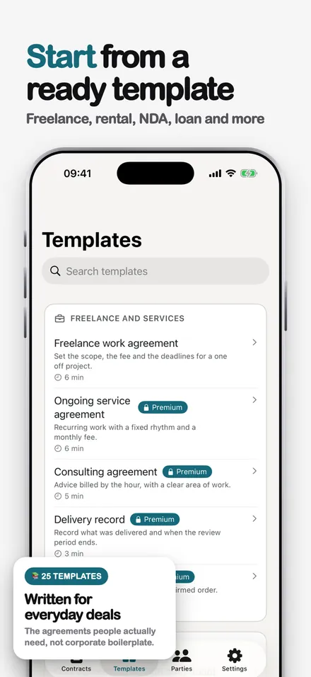 Klauz Contracts & Signing screenshot 3