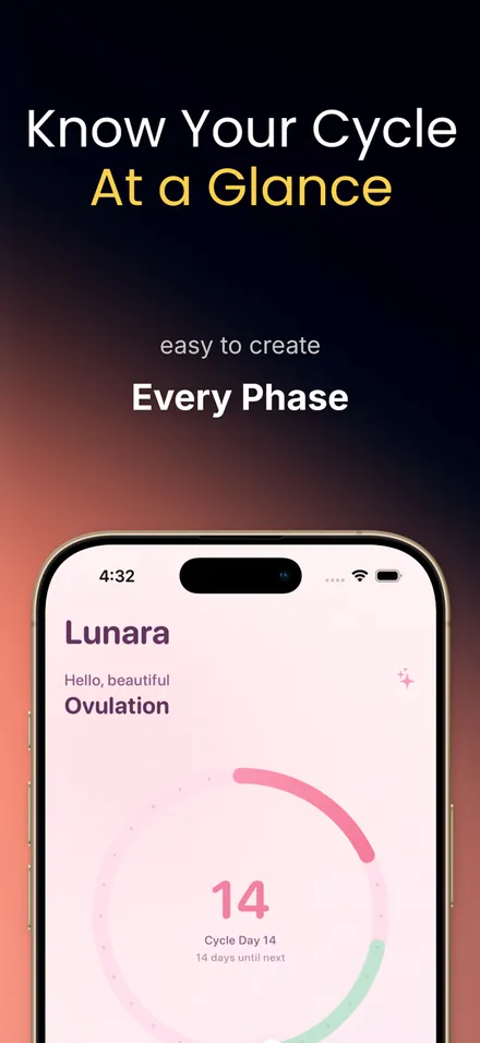 Lunara: Period Tracker screenshot 1