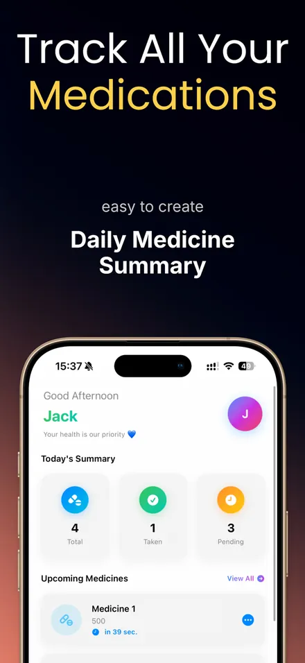 Medicine Tracker: MediLog screenshot 1