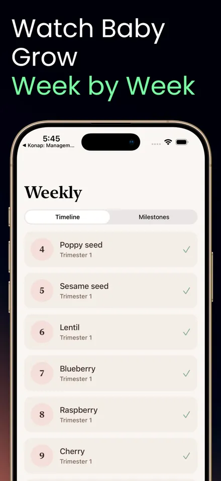 Nest: Pregnancy Tracker screenshot 2