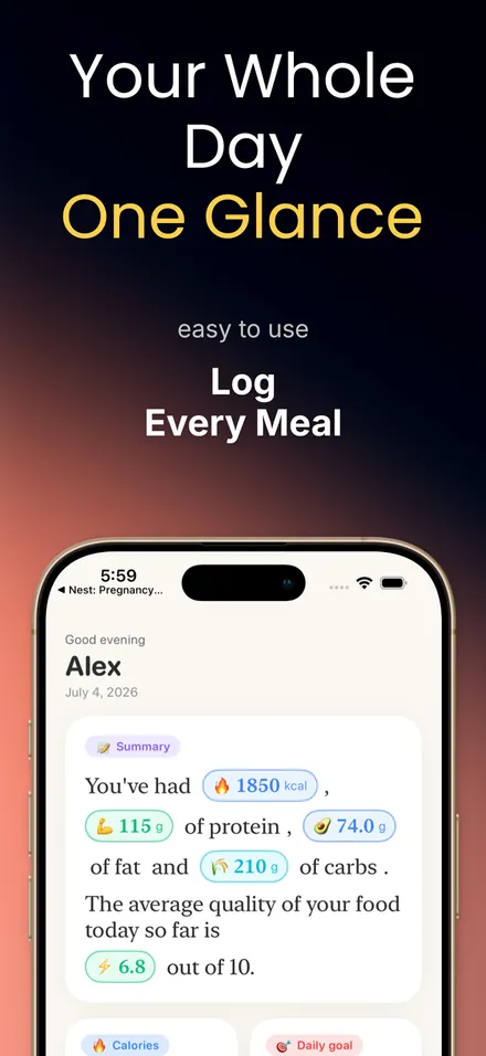 Calorie Tracker: NutriLog screenshot 1