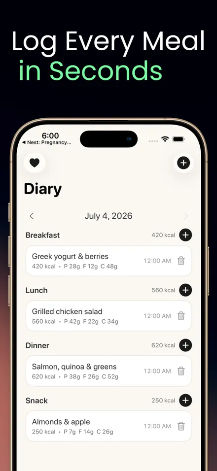 Calorie Tracker: NutriLog screenshot 2