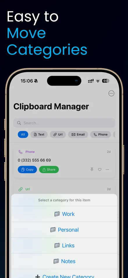 Pastin Clipboard Manager screenshot 4