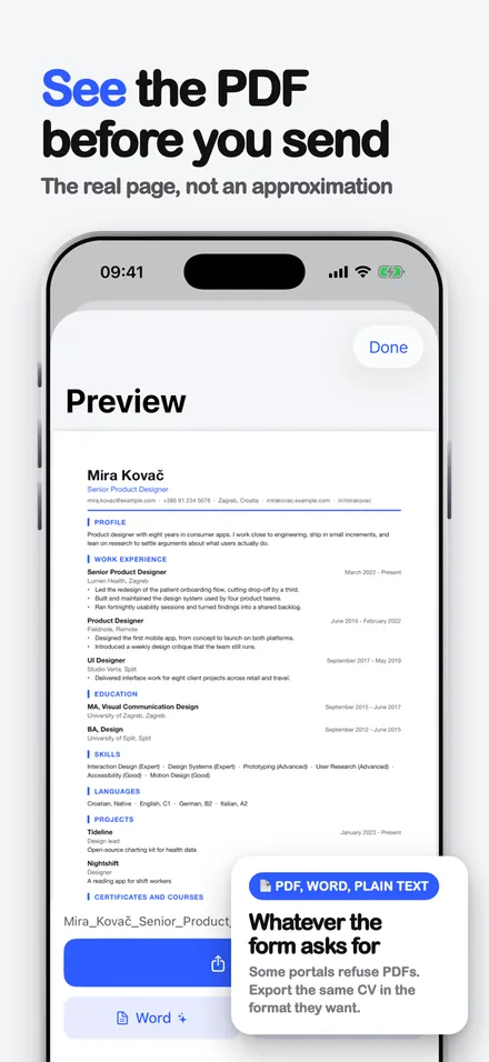 Resuma CV & Cover Letters screenshot 5