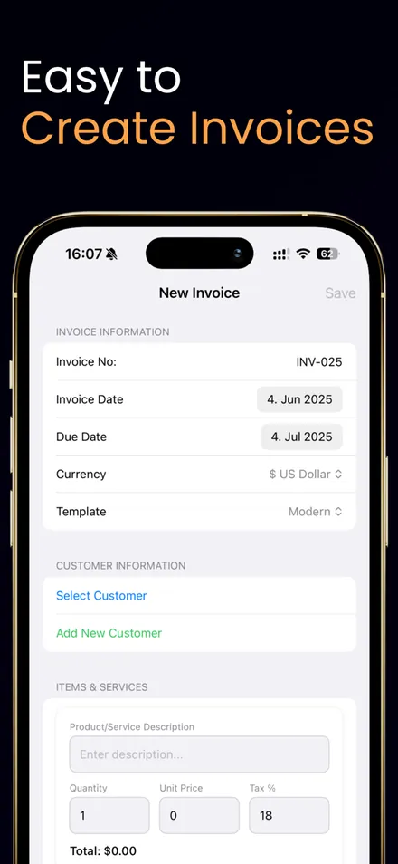 Simplio Invoice Generator screenshot 5