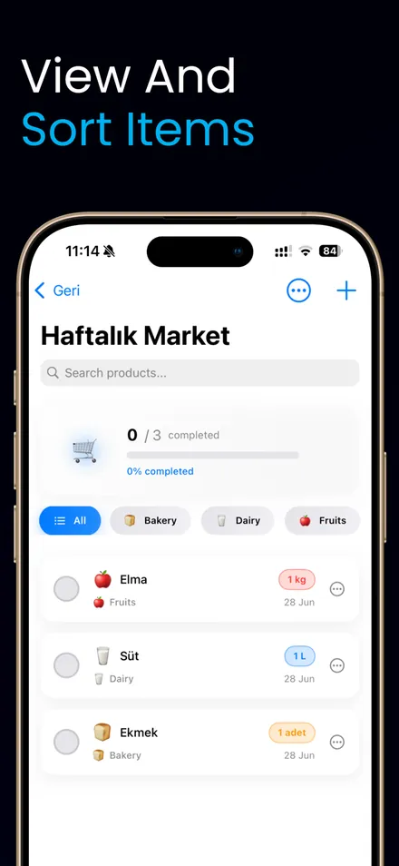 Simplio Shopping List Planner screenshot 4