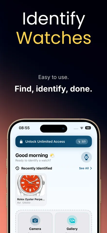 Watch Identifier AI: WatchSnap screenshot 1
